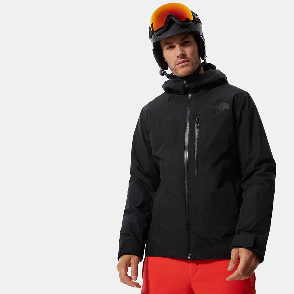 The North Face Lightweight Shell Jackets Mens Australia - The North Face Descendit Black Skiing And